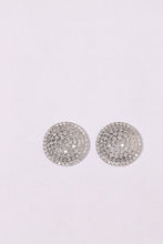 Load image into Gallery viewer, LUOWEND 18K White Gold Natural Earrings for Women