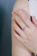 Load image into Gallery viewer, LUOWEND 18K White Gold Real Natural Pink Diamond Ring for Women