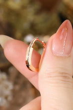 Load image into Gallery viewer, LUOWEND 18K Rose Gold Natural Diamond Earrings for Women