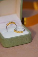 Load image into Gallery viewer, LUOWEND 18K White Gold Real Natural Yellow Diamond Ring for Women