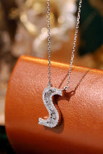 Load image into Gallery viewer, LUOWEND 18K White Gold Natural Diamond Necklace for Women