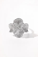 Load image into Gallery viewer, LUOWEND 18K White Gold Natural Diamond Ring for Women