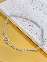 Load image into Gallery viewer, LUOWEND 18K White/Yellow/Rose Gold Real Natural Diamond Bracelet for Women