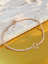 Load image into Gallery viewer, LUOWEND 18K White/Yellow/Rose Gold Real Natural Diamond Bracelet for Women