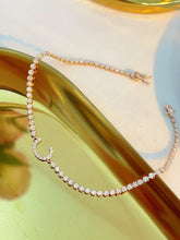 Load image into Gallery viewer, LUOWEND 18K White/Yellow/Rose Gold Real Natural Diamond Bracelet for Women