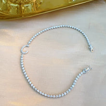 Load image into Gallery viewer, LUOWEND 18K White/Yellow/Rose Gold Real Natural Diamond Bracelet for Women