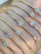 Load image into Gallery viewer, LUOWEND 18K Yellow Gold Real Natural Diamond Bracelet for Women