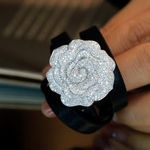 Load image into Gallery viewer, LUOWEND 18K White Gold Real Natural Diamond Pendant Necklace for Women