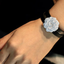 Load image into Gallery viewer, LUOWEND 18K White Gold Real Natural Diamond Pendant Necklace for Women