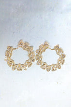 Load image into Gallery viewer, LUOWEND 18K Yellow Gold Natural Diamond Drop Earrings for Women