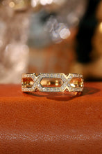 Load image into Gallery viewer, LUOWEND 18K White Gold Natural Diamond Ring for Women