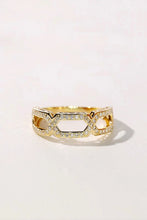 Load image into Gallery viewer, LUOWEND 18K White Gold Natural Diamond Ring for Women