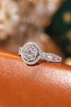 Load image into Gallery viewer, LUOWEND 18K White Gold Natural Diamond Ring for Women