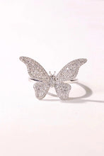 Load image into Gallery viewer, LUOWEND 18K White Gold Natural Diamond Ring for Women