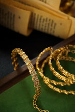 Load image into Gallery viewer, LUOWEND 18K Yellow Gold Bracelet for Women