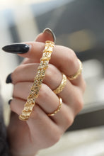 Load image into Gallery viewer, LUOWEND 18K Yellow Gold Bracelet for Women