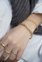 Load image into Gallery viewer, LUOWEND 18K Yellow Gold Bracelet for Women