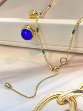 Load image into Gallery viewer, LUOWEND 18K Yellow Gold Necklace for Women