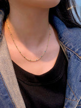 Load image into Gallery viewer, LUOWEND 18K Yellow Gold Necklace for Women