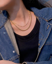 Load image into Gallery viewer, LUOWEND 18K Yellow Gold Necklace for Women