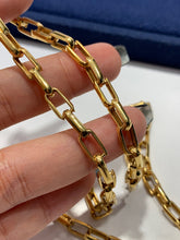 Load image into Gallery viewer, LUOWEND 18K Yellow Gold Necklace for Women