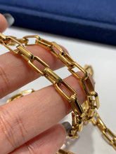 Load image into Gallery viewer, LUOWEND 18K Yellow Gold Necklace for Women