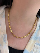 Load image into Gallery viewer, LUOWEND 18K Yellow Gold Necklace for Women
