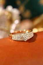 Load image into Gallery viewer, LUOWEND 18K White or Yellow Gold Real Natural Diamond Ring for Women