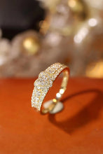 Load image into Gallery viewer, LUOWEND 18K White or Yellow Gold Real Natural Diamond Ring for Women
