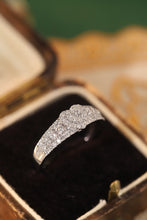 Load image into Gallery viewer, LUOWEND 18K White or Yellow Gold Real Natural Diamond Ring for Women