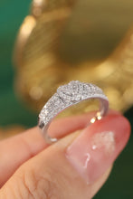 Load image into Gallery viewer, LUOWEND 18K White or Yellow Gold Real Natural Diamond Ring for Women