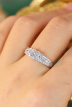 Load image into Gallery viewer, LUOWEND 18K White or Yellow Gold Real Natural Diamond Ring for Women