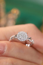 Load image into Gallery viewer, LUOWEND 18K White or Yellow Gold Real Natural Diamond Ring for Women