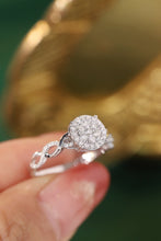 Load image into Gallery viewer, LUOWEND 18K White or Yellow Gold Real Natural Diamond Ring for Women