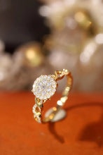 Load image into Gallery viewer, LUOWEND 18K White or Yellow Gold Real Natural Diamond Ring for Women