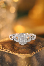 Load image into Gallery viewer, LUOWEND 18K White or Yellow Gold Real Natural Diamond Ring for Women