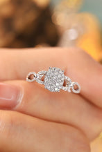 Load image into Gallery viewer, LUOWEND 18K White or Yellow Gold Real Natural Diamond Ring for Women