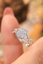 Load image into Gallery viewer, LUOWEND 18K White or Yellow Gold Real Natural Diamond Ring for Women