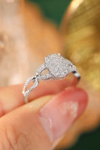 Load image into Gallery viewer, LUOWEND 18K White or Yellow Gold Real Natural Diamond Ring for Women