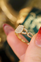 Load image into Gallery viewer, LUOWEND 18K White or Yellow Gold Real Natural Diamond Ring for Women