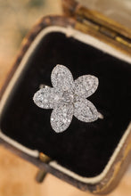 Load image into Gallery viewer, LUOWEND 18K White or Yellow Gold Real Natural Diamond Ring for Women