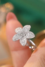 Load image into Gallery viewer, LUOWEND 18K White or Yellow Gold Real Natural Diamond Ring for Women