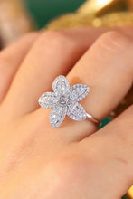 Load image into Gallery viewer, LUOWEND 18K White or Yellow Gold Real Natural Diamond Ring for Women
