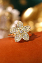 Load image into Gallery viewer, LUOWEND 18K White or Yellow Gold Real Natural Diamond Ring for Women