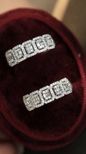 Load image into Gallery viewer, LUOWEND 18K White Gold Natural Diamond Ring for Women