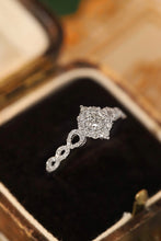 Load image into Gallery viewer, LUOWEND 18K White Gold Real Natural Diamond Ring for Women