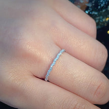 Load image into Gallery viewer, LUOWEND 18K White/Yellow/Rose Gold Natural Diamond Ring for Women