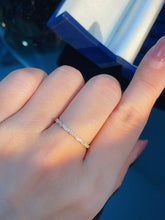 Load image into Gallery viewer, LUOWEND 18K White/Yellow/Rose Gold Natural Diamond Ring for Women