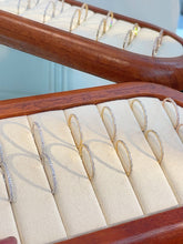 Load image into Gallery viewer, LUOWEND 18K White/Yellow/Rose Gold Natural Diamond Ring for Women