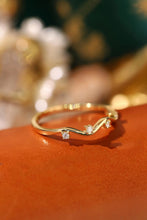 Load image into Gallery viewer, LUOWEND 18K White or Yellow Gold Real Natural Diamond Ring for Women